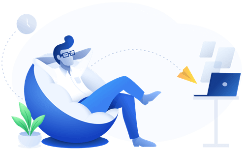 High-performance order processing illustration
